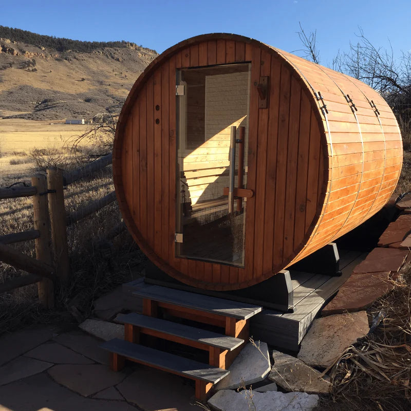 Yuanjie Solstice Panorama Barrel Sauna